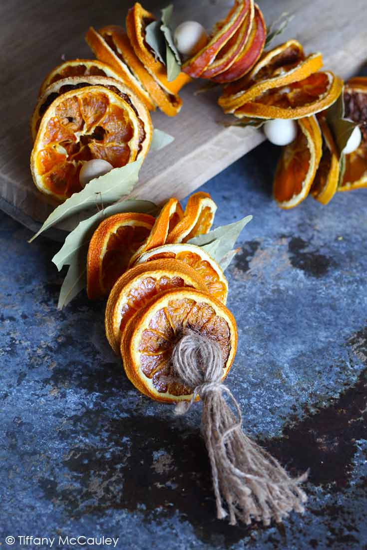 How To Make A Dried Citrus Garland