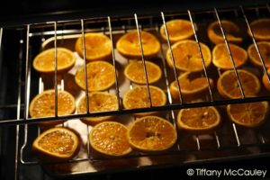 Place the rack in the oven, keeping the door vented.