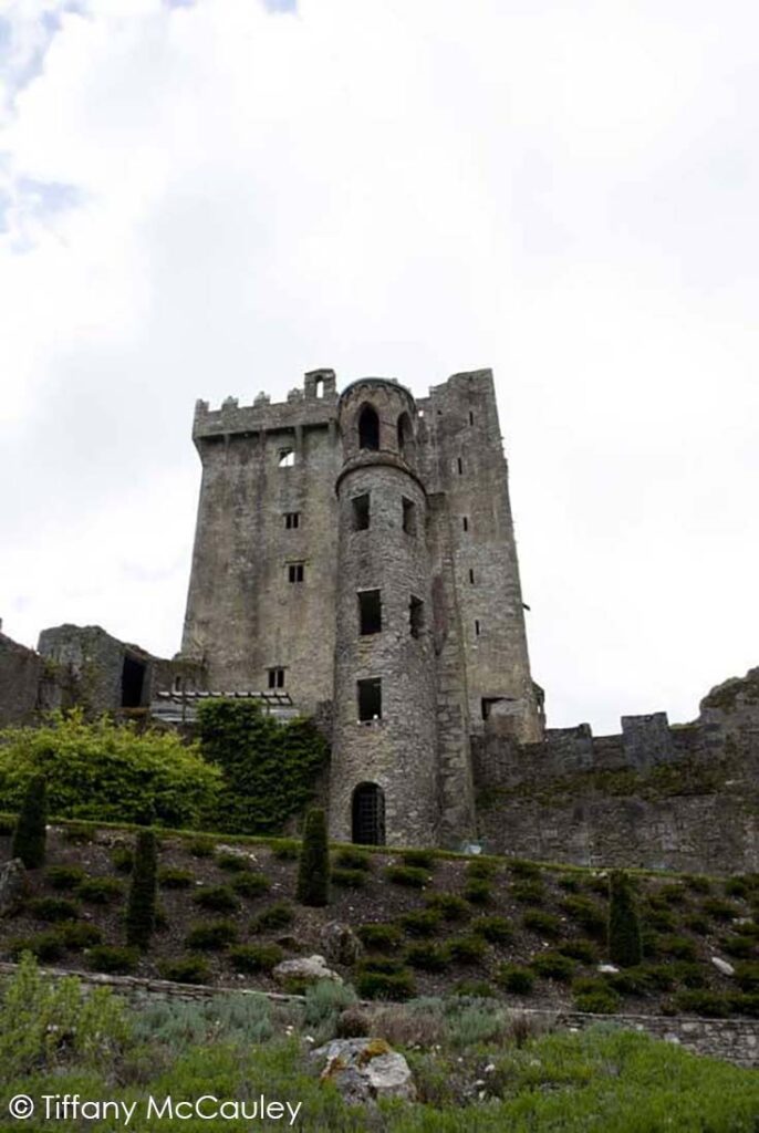 A view of Blarney Castle from the grounds.